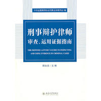 刑事辩护律师审察、运用证据指南