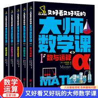 又好看又好玩的大师数学课（全套5册）轻松解锁数学难题 数与运算空间与几何解锁谜题逻辑与视律烧脑游戏孩子读得懂的数学科普必修课青少年课外阅读书籍