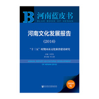 2016-河南文化发展报告-十三五时期河南文化强省建设研究-河南蓝皮书-2016版