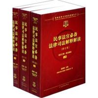 民事法官必备法律司法解释解读-(全三册)-(修订版)