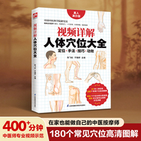 视频详解人体穴位大全：180个穴位高清图解、定位、手法 技巧、功效，全面解读400+分钟视频专业示范简介。