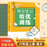 课堂笔记培优训练六年级语文上册人教版课本同步教材讲解预习复习知识点训练