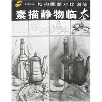 对比训练法 结构明暗对比训练-素描静物临本(附盘)