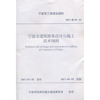 宁波市建筑桩基设计与施工技术细则