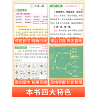 黄冈学霸笔记二年级下册 小学语文课堂笔记同步人教部编版课本知识大全教材解读解析总复习学习资料书