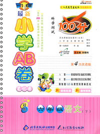 最新小学AB卷100分科学测试：六年级语文 下（人教实验版 第4次改进版）