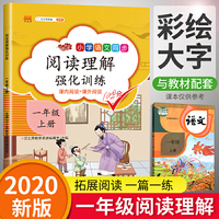 汉之简注音小学生一年级上册阅读理解强化训练人教部编版小学语文同步课内课外阅读
