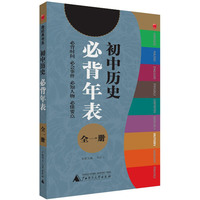 初中历史必背年表-全一册