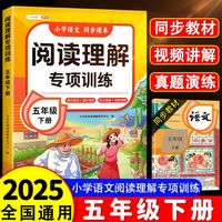 斗半匠语文阅读理解专项训练五年级下册阅读理解强化训练课内外同步公式法阅读答题技巧提升每日一练同步练习