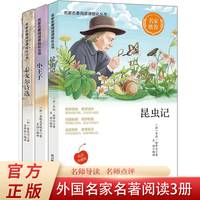 外国名家名著（套装3册）泰戈尔诗选+小王子+昆虫记 经典文学阅读书籍