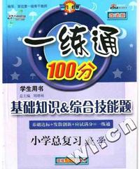 小学总复习数学-一练通100分-基础知识&综合技能题(学生用书)