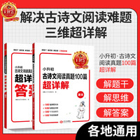 王朝霞 小升初古诗文阅读真题100篇超详解·语文