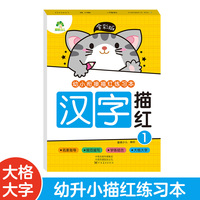 爱德少儿 全彩版幼小衔接描红练习本 幼儿园练字帖汉字描红拼音描红笔画描红