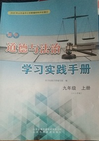 初中道德与法治学习实践手册  九年级上册