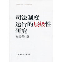 司法制度运行的层级性研究