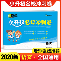 2020小升初真题卷语文冲刺总复习期末练习题教材同步专项训练六年级试卷