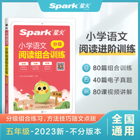 星火小学五年级语文阅读组合训练2023 小学语文天天练阅读理解专项训练书一年级上下册课外阅读理解强化训练