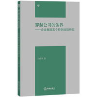 穿越公司的边界-企业集团五个特例法制研究