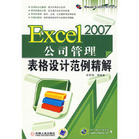 Excel 2007公司管理表格设计范例精解(Excel高效办公系列丛书)