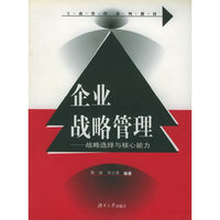 企业战略管理:战略选择与核心能力