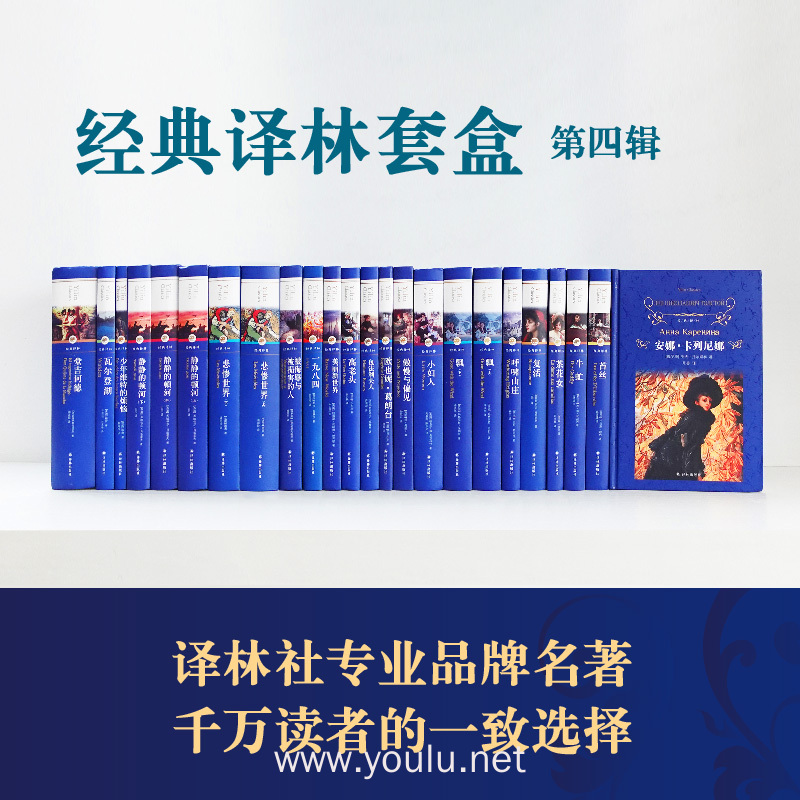 经典译林套盒·第四辑（世界名著20种，包括《堂吉诃德》《少年维特的烦恼》《包法利夫人》《悲惨世界》《瓦尔登湖》《傲慢与偏见》）