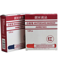 晨光AWM21603可擦白板笔（蓝黑各一支）
