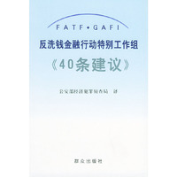 反洗钱金融行动特别工作组（40条建议）