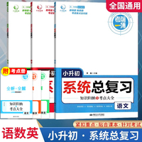小升初系统总复习3册 语文数学英语小升初真题卷2025必刷题一本小升初冲刺新卷小学五六年级知识点汇总大盘点