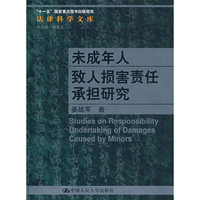 未成年人致人损害责任承担研究（法律科学文库；版规划）
