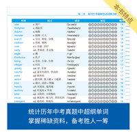 来川中考英语单词词频蓝宝书