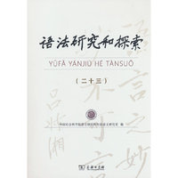 语法研究和探索（二十三）