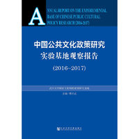 中国公共文化政策研究实验基地观察报告（2016-2017）