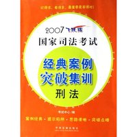 刑法(2007飞跃版)/国家司法考试经典案例突破集训(国家司法考试经典案例突破集训)
