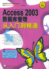 Access 2003数据库管理从入门到精通(附CD-ROM光盘一张)——电脑办公从入门到精通