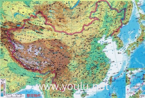 中国地形