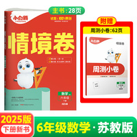 2025万唯小白鸥小学情境卷数学苏教版SJ六年级下册
