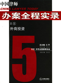 中国律师办案全程实录——外商投资