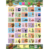 基础识字-熊出没学前认知挂图