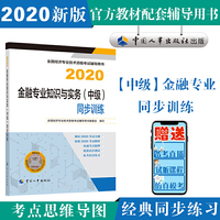 经济师中级2020 金融专业知识与实务（中级）同步训练2020 中国人事出版社