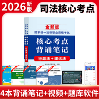 2026司法核心考点背诵笔记-行政法+理论法