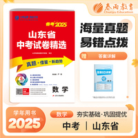 山东省中考试卷精选 初中数学 2025年新版真题卷分类特训模拟卷超详解析中考总复习资料提优借鉴卷
