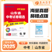 山东省中考试卷精选 初中化学 2025年新版真题卷分类特训模拟卷超详解析中考总复习资料提优借鉴卷