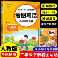 看图写话（二年级下册）人教版小学生看图说话每日一练课外阅读理解专项训练书籍语文逻辑思维训