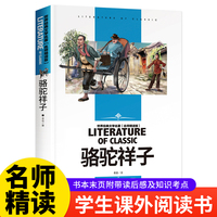 骆驼祥子 七年级下册推荐阅读(中小学生课外阅读指导丛书)无障碍名师精读版小学生课外书籍三四五六年级世界经典文学名著