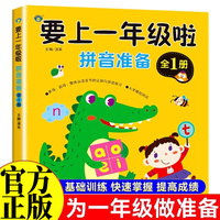 要上一年级啦拼音准备 一日一练基础练习同步训练人教版幼升小学前班入学准备教材大班升一年级汉语拼音练习册幼儿园数学练习题综合专项训练语文