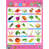 猫和老鼠快乐早教认知挂图：好吃的水果/新鲜的蔬菜