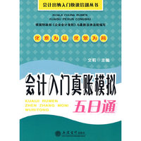 会计入门真账模拟五日通(文莉)
