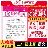 2025秋王朝霞活页阅读训练二年级语文人教版上册 小学阶梯测试阅读理解专项训练书课文同步拓展强化训练能手素养测试