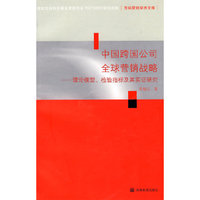 中国跨国公司全球营销战略--理论模型检验指标及其实证研究/市场营销学术文库(市场营销学术文库)