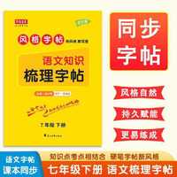 写意年华梳理语文七年级下册同步楷书练字手写规范字体字帖 初中生课本同步知识点 重难点 衔接中考考试规范书法临摹练习本